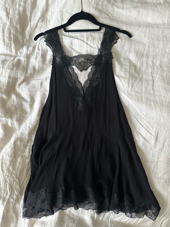 Free People Tops - Vintage Free People Lace-Trim Babydoll Top